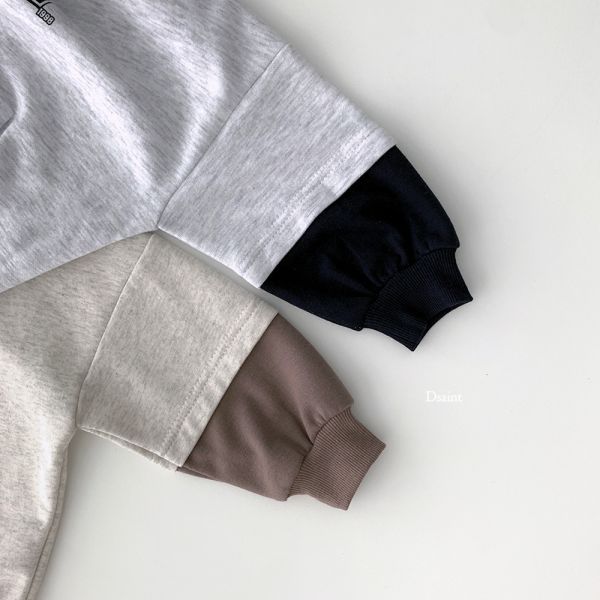 DSAINT Attention拚色帽T 