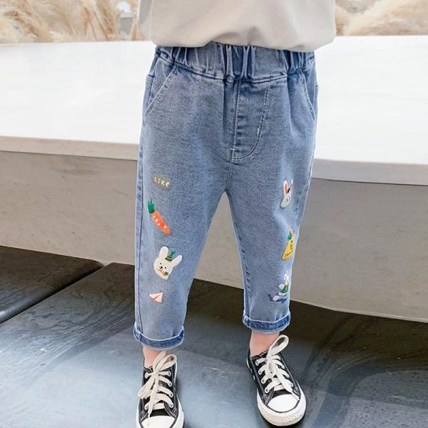 兔子紅蘿蔔牛仔褲 