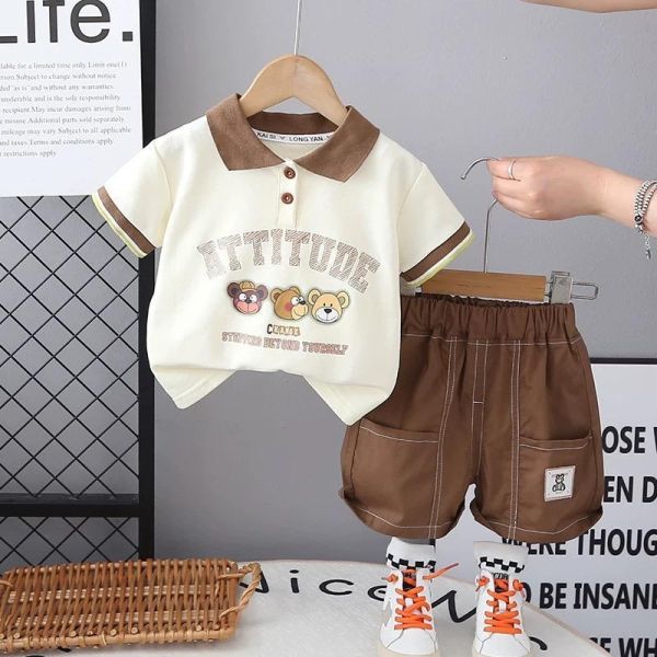 三隻熊短袖套裝 