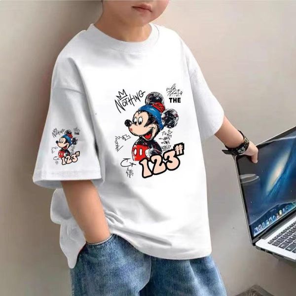 純棉數字米奇短袖T 