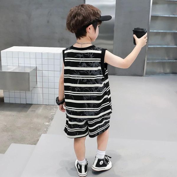 竹葉熊貓背心套裝 