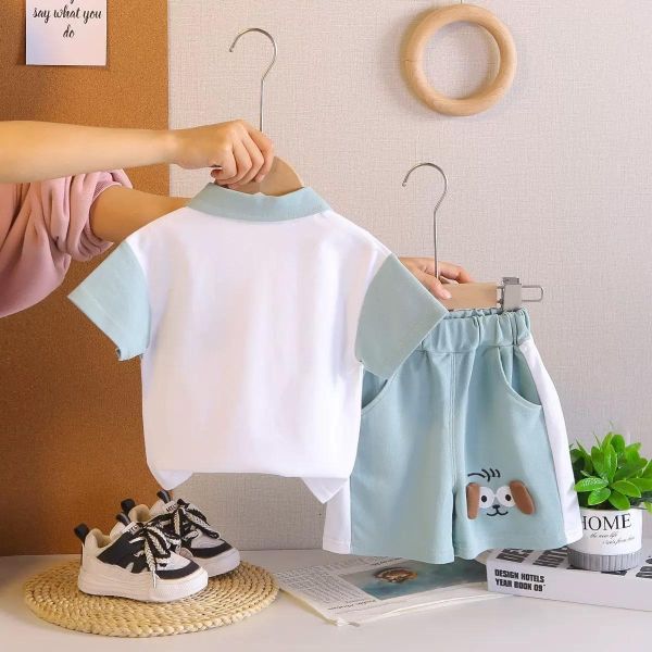 大眼狗短袖套裝 