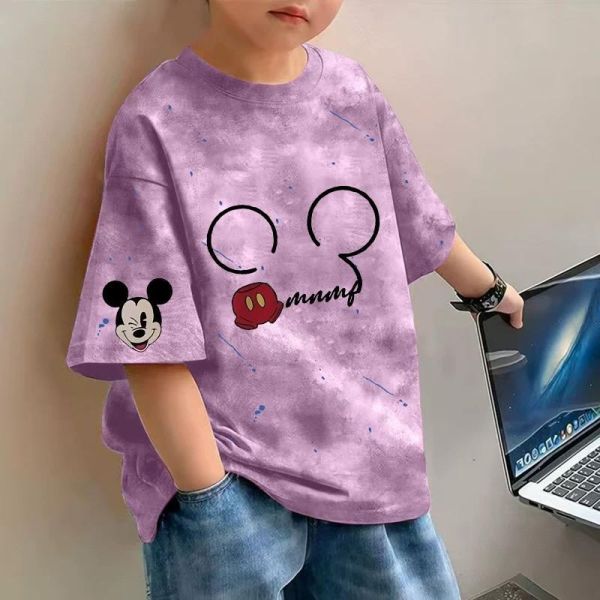 純棉宣染米奇短T 