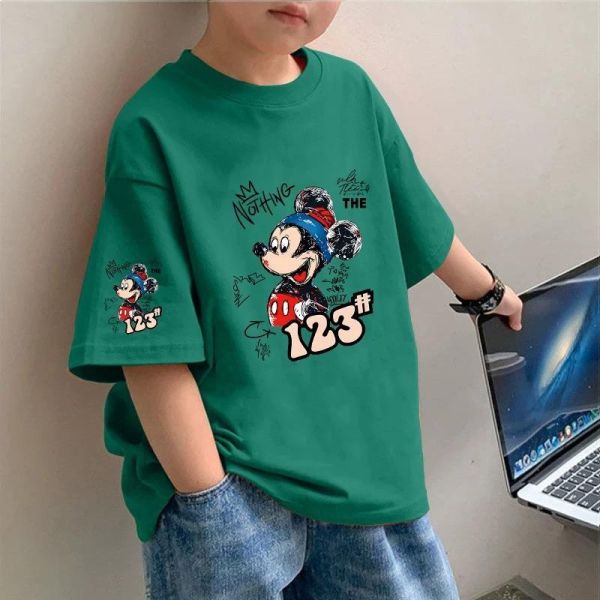 純棉數字米奇短袖T 