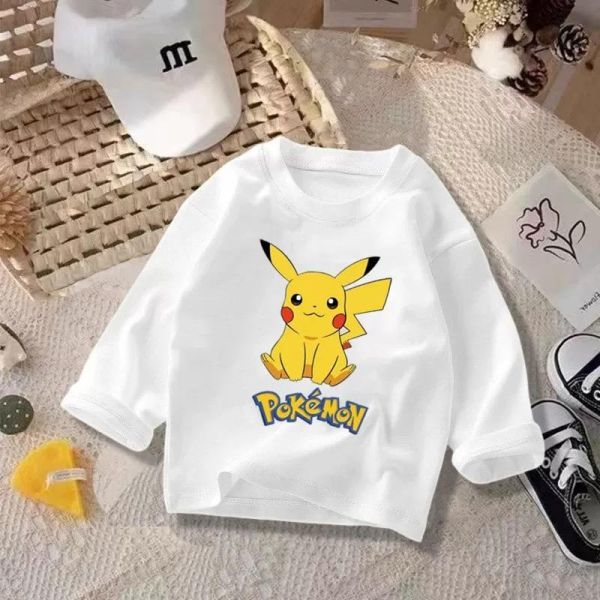 純棉卡通長袖薄T 