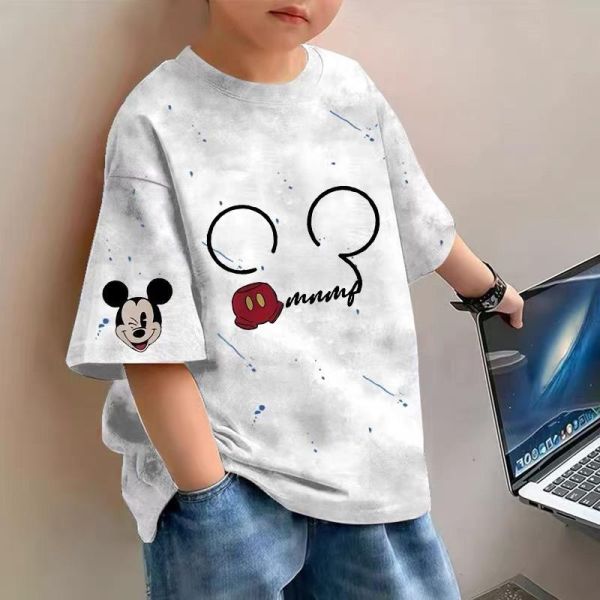 純棉宣染米奇短T 