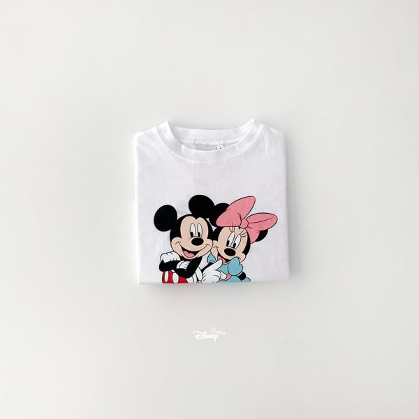 DSAINT  迪士尼聯名米奇米妮薄長T 