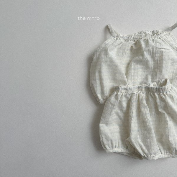 MINI ROBE 棉麻挖肩套裝 