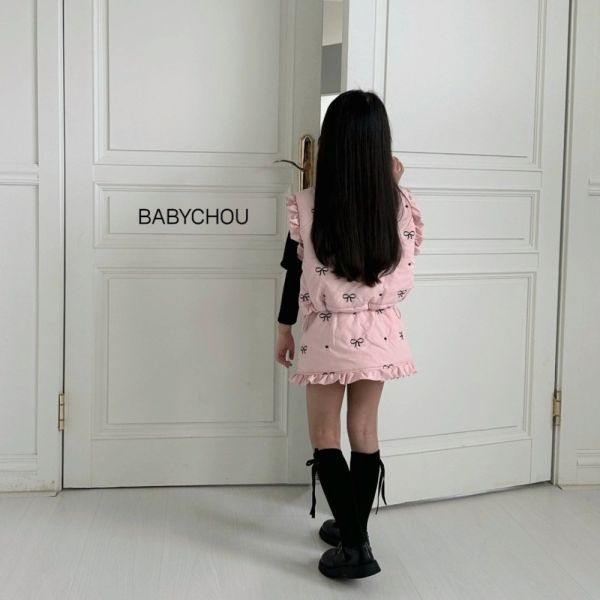 BABYCHOU蝴蝶結短裙 