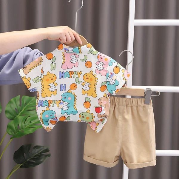 Q版恐龍襯衫套裝 