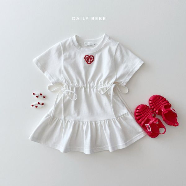 Daily bebe  側邊蝴蝶結洋裝 