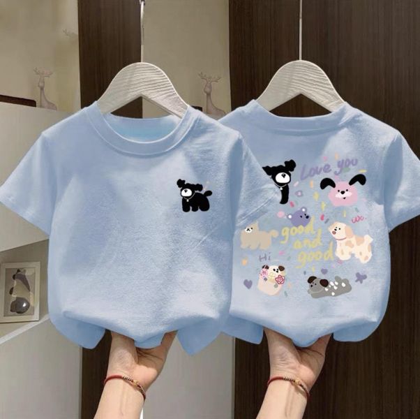 純棉雙面可愛狗狗短袖T 