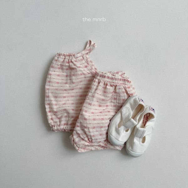 MINI ROBE 棉麻挖肩套裝 