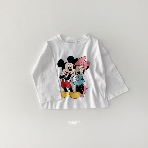 DSAINT  迪士尼聯名米奇米妮薄長T 