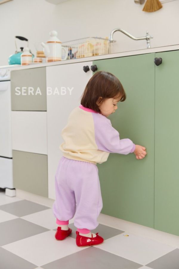 Sera 彩虹熊拚色套裝 