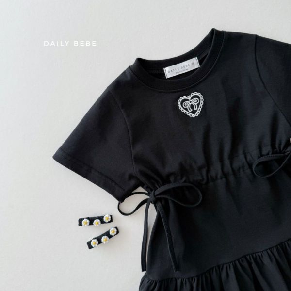 Daily bebe  側邊蝴蝶結洋裝 