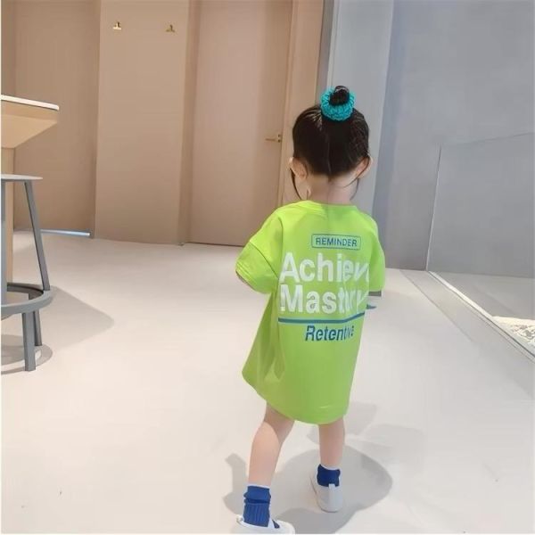 韓版字母休閒洋裝 