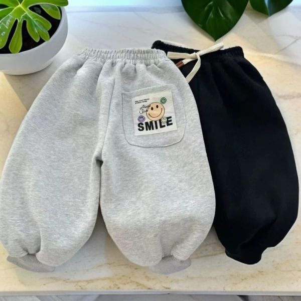 純棉笑臉棉褲 