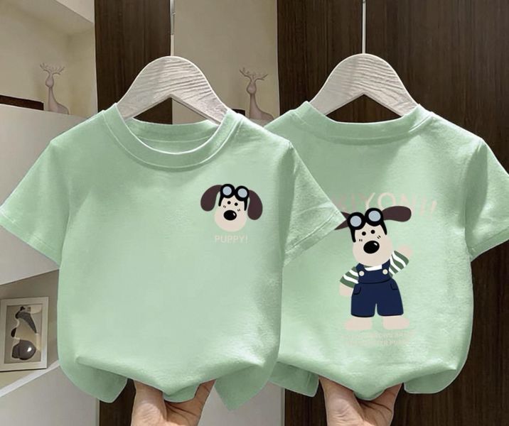 純棉太空狗狗親子裝 