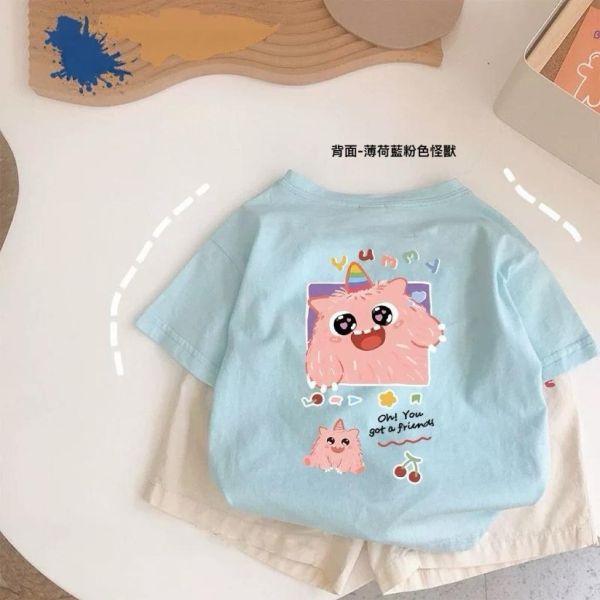 純棉雙面小怪獸短T 