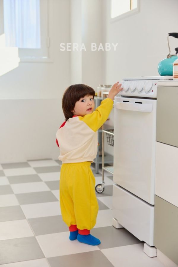 Sera 彩虹熊拚色套裝 
