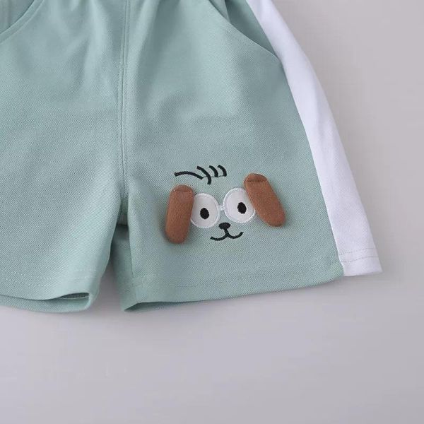 大眼狗短袖套裝 