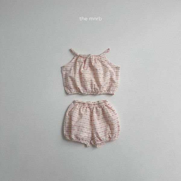 MINI ROBE 棉麻挖肩套裝 