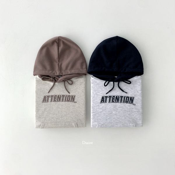 DSAINT Attention拚色帽T 
