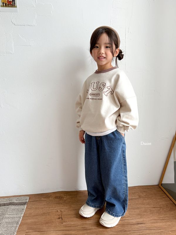 DSAINT  直筒牛仔褲 