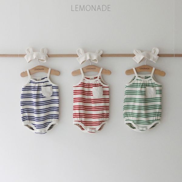LEMONADE 條文連身衣 