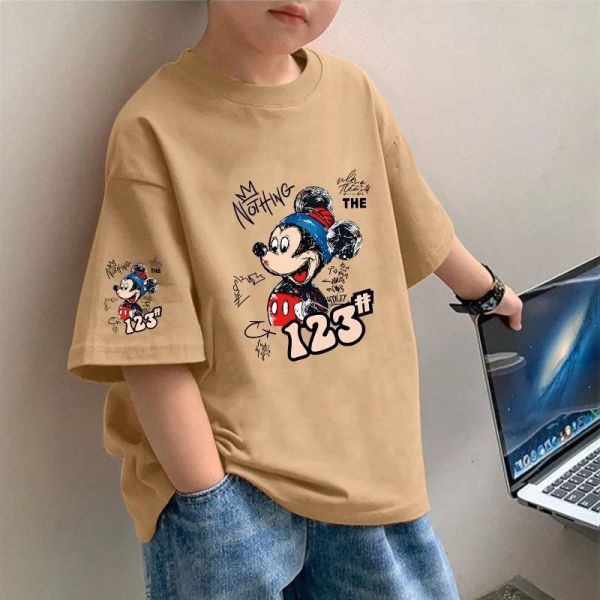 純棉數字米奇短袖T 