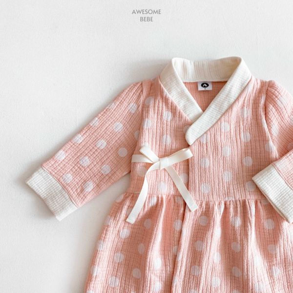 可愛韓服洋裝 