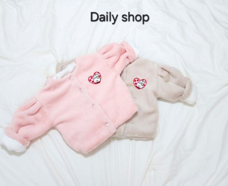 DAILY SHOP 兔子毛毛外套 