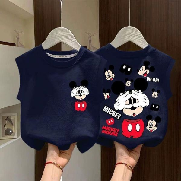 純棉米奇無袖上衣 