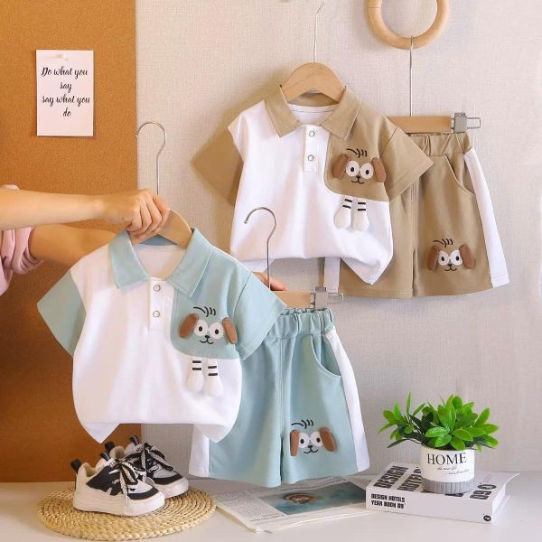 大眼狗短袖套裝 