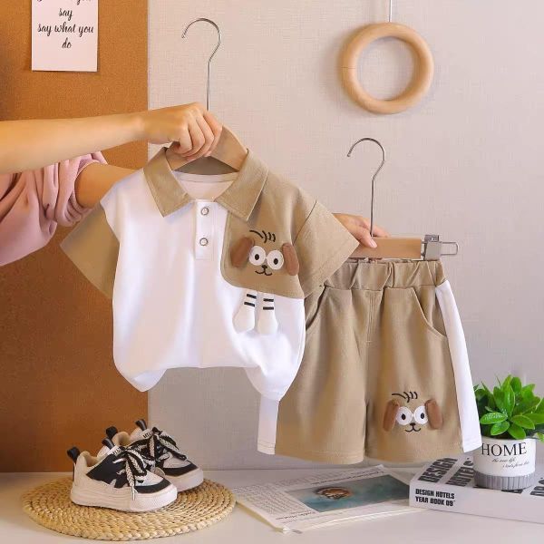 大眼狗短袖套裝 