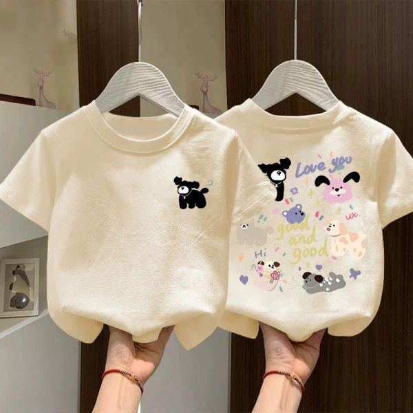 純棉雙面可愛狗狗短袖T 