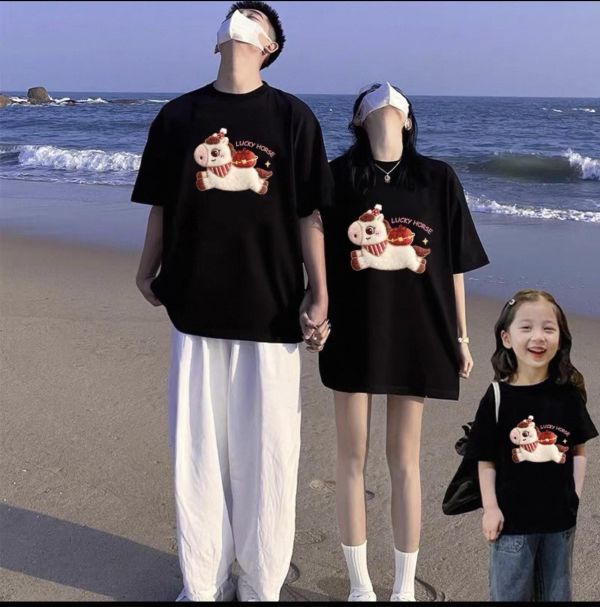 純棉馬上有禮親子裝 