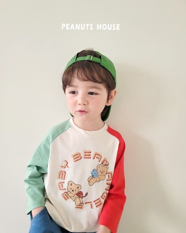 PEANUTS 撞色天使熊上衣 