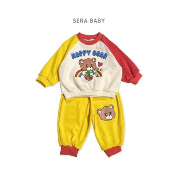 Sera 彩虹熊拚色套裝 