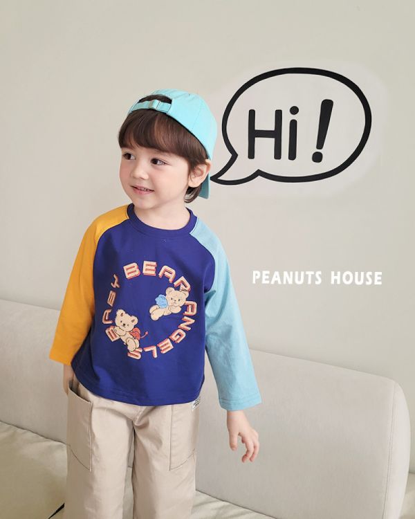 PEANUTS 撞色天使熊上衣 