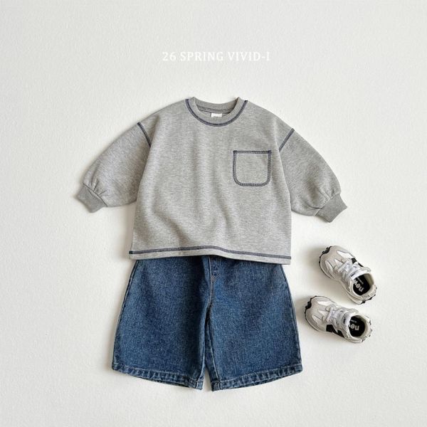 正韓-立體縫線口袋短褲套裝(VIVID) 