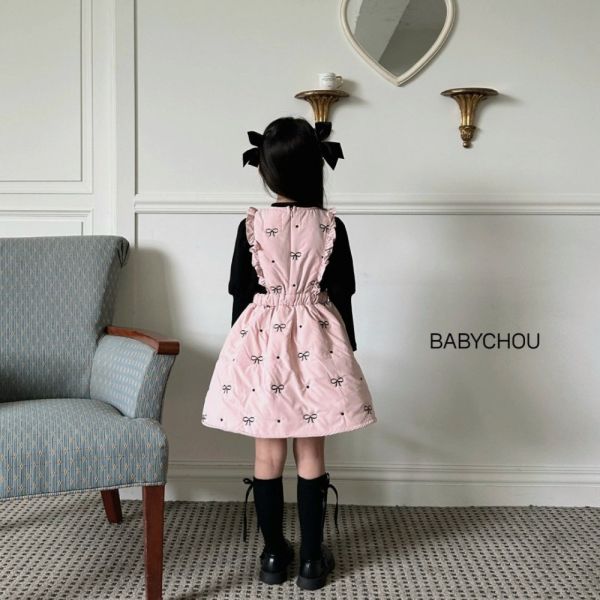 BABYCHOU蝴蝶結連身裙 