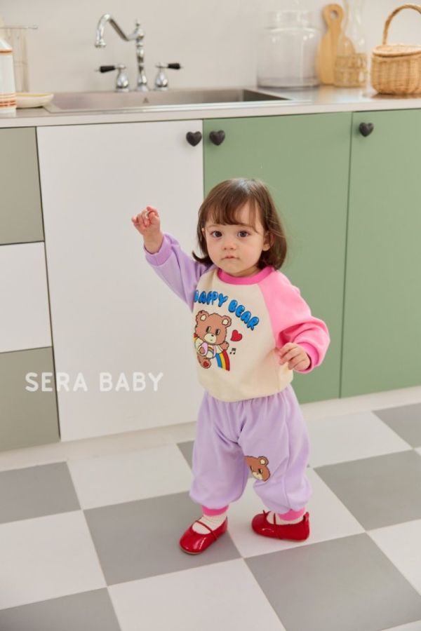 Sera 彩虹熊拚色套裝 