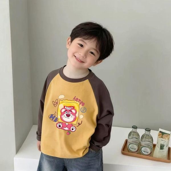 薯片熊長袖薄T 