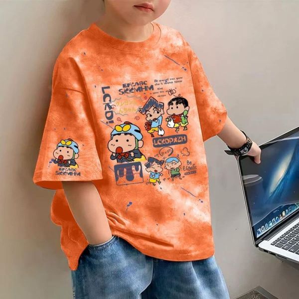 純棉宣染小新短T 