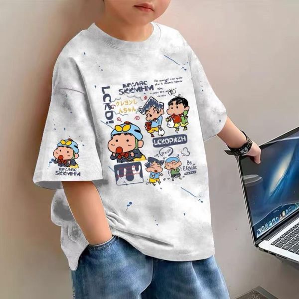 純棉宣染小新短T 