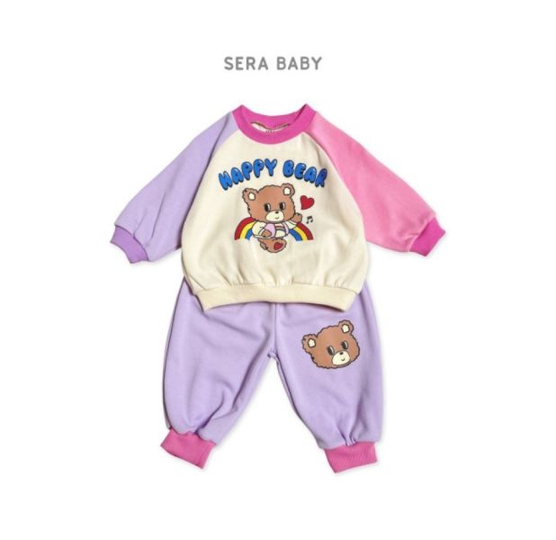 Sera 彩虹熊拚色套裝 