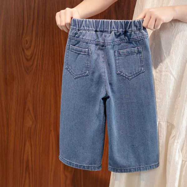 貓咪直筒牛仔褲 