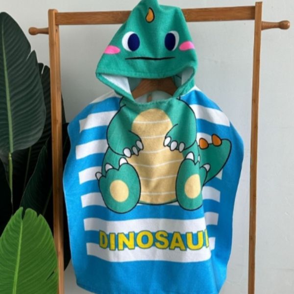 連帽浴巾衣 